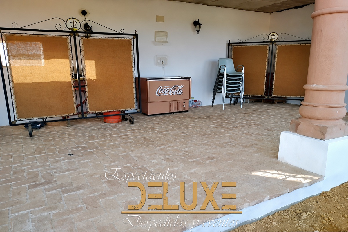 Instalaciones de capeas en Carmona, Sevilla